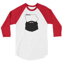 Load image into Gallery viewer, Bearded Iowa 3/4 Sleeve Raglan Shirt