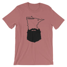 Load image into Gallery viewer, Bearded Minnesota Short Sleeve Unisex T-Shirt