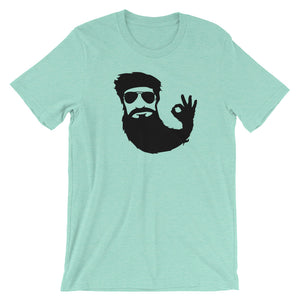 Beard Man Okay Short Sleeve Unisex T-Shirt
