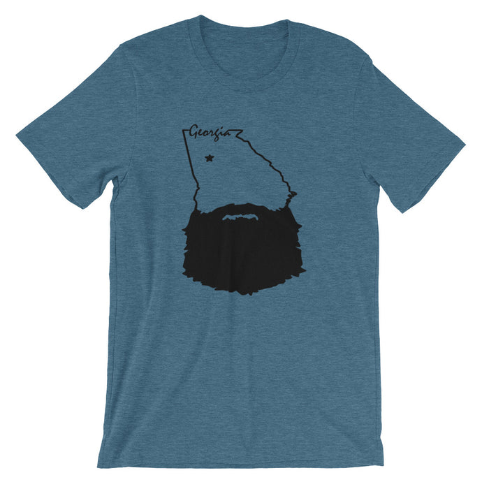 Bearded Georgia Short Sleeve Unisex T-Shirt