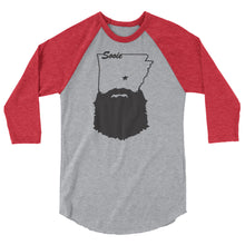 Load image into Gallery viewer, Bearded Arkansas 3/4 Sleeve Raglan Shirt