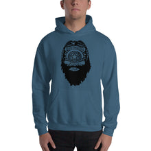 Load image into Gallery viewer, Bearded Police Hooded Sweatshirt (black print)