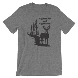 Big Beards and Bucks Short Sleeve Unisex T-Shirt