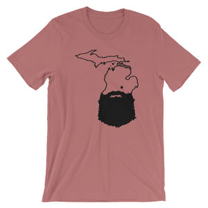 Michigan Bearded Short Sleeve Unisex T-Shirt