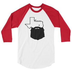 Bearded Texas 3/4 Sleeve Raglan Shirt