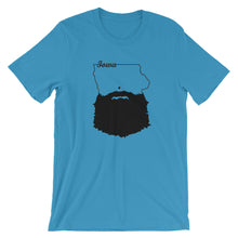 Load image into Gallery viewer, Bearded Iowa Short Sleeve Unisex T-Shirt