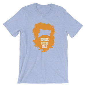 Ginger Beard Man Short Sleeve Unisex T-Shirt