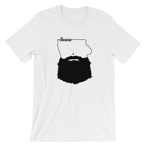 Bearded Iowa Short Sleeve Unisex T-Shirt