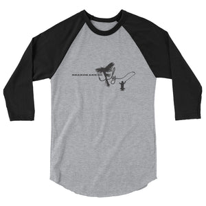 BEARDS ARE SO FLY 3/4 Sleeve Raglan Shirt