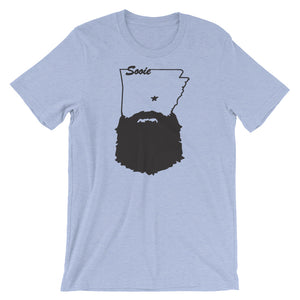 Bearded Arkansas Short Sleeve Unisex T-Shirt