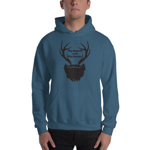 Big Beards and Big Bucks Hooded Sweatshirt