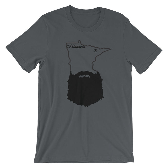Bearded Minnesota Short Sleeve Unisex T-Shirt