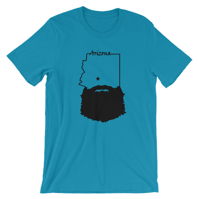 Bearded Arizona Short Sleeve Unisex T-Shirt