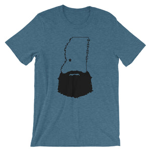 Mississppi Bearded Short Sleeve Unisex T-Shirt