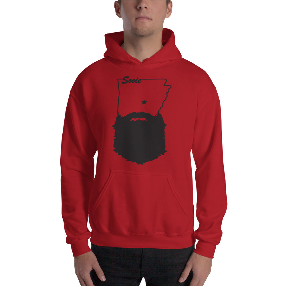 Bearded Arkansas Hooded Sweatshirt