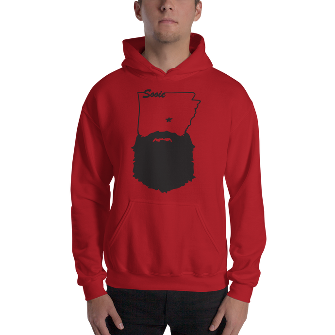 Bearded Arkansas Hooded Sweatshirt