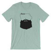 Load image into Gallery viewer, Bearded Iowa Short Sleeve Unisex T-Shirt