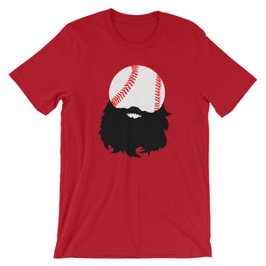 Bearded Baseball Short Sleeve Unisex T-Shirt