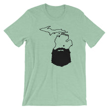 Load image into Gallery viewer, Michigan Bearded Short Sleeve Unisex T-Shirt