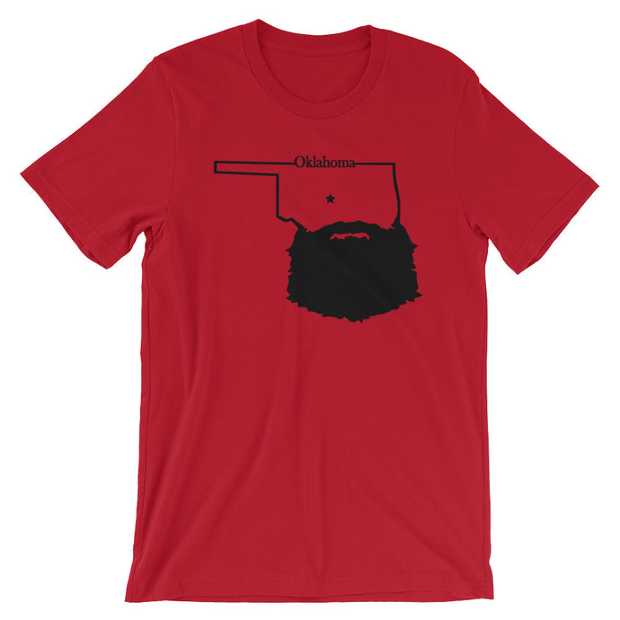 Bearded Oklahoma Short Sleeve Unisex T-Shirt