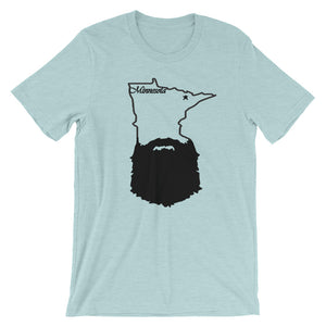 Bearded Minnesota Short Sleeve Unisex T-Shirt