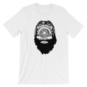 Bearded Police Short Sleeve Unisex T-Shirt