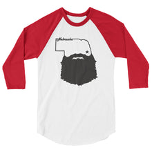 Load image into Gallery viewer, Bearded Nebraska 3/4 Sleeve Raglan Shirt