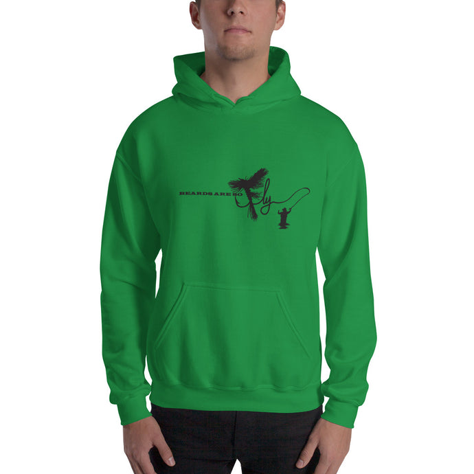 BEARDS ARE SO FLY Hooded Sweatshirt