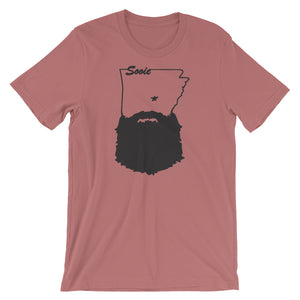 Bearded Arkansas Short Sleeve Unisex T-Shirt