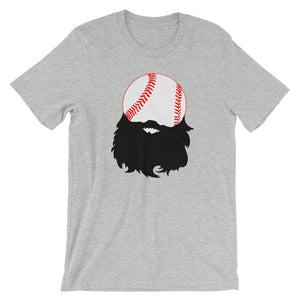Bearded Baseball Short Sleeve Unisex T-Shirt