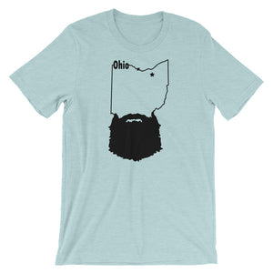 Ohio Bearded Short Sleeve Unisex T-Shirt