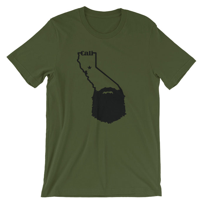 Bearded California Short Sleeve Unisex T-Shirt