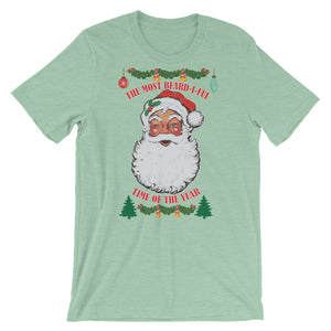 Ugly Bearded Christmas Short Sleeve Unisex T-Shirt