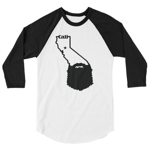 Bearded California 3/4 Sleeve Raglan Shirt