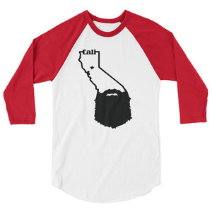 Bearded California 3/4 Sleeve Raglan Shirt