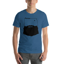 Load image into Gallery viewer, Kansas Bearded Short Sleeve Unisex T-Shirt