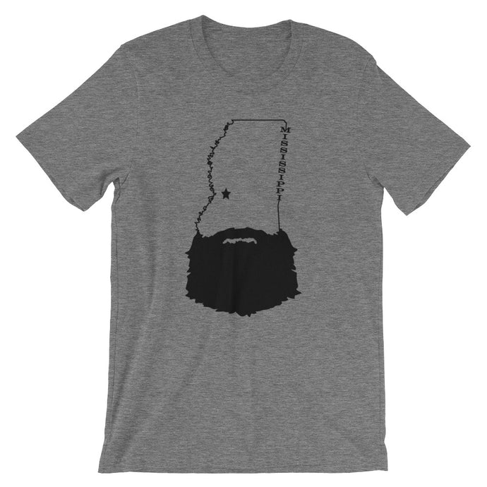 Mississppi Bearded Short Sleeve Unisex T-Shirt