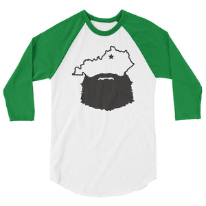 Bearded Kentucky 3/4 Sleeve Raglan Shirt