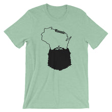 Load image into Gallery viewer, Bearded Wisconsin Short Sleeve Unisex T-Shirt