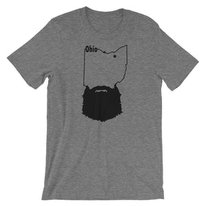 Ohio Bearded Short Sleeve Unisex T-Shirt