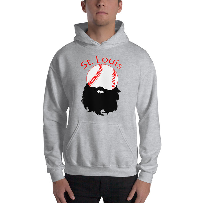 St. Louis Bearded Baseball Hoodie