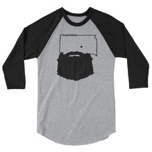 Load image into Gallery viewer, Bearded South Dakota 3/4 Sleeve Raglan Shirt
