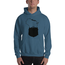 Load image into Gallery viewer, Bearded Wisconsin Hooded Sweatshirt