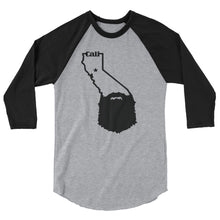Load image into Gallery viewer, Bearded California 3/4 Sleeve Raglan Shirt