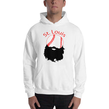 Load image into Gallery viewer, St. Louis Bearded Baseball Hoodie