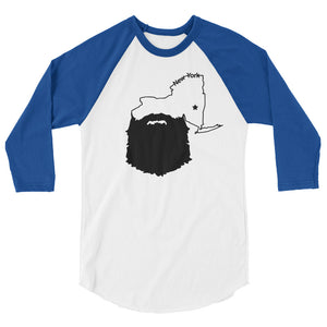 Bearded New York 3/4 Sleeve Raglan Shirt