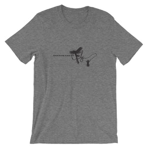 BEARDS ARE SO FLY Short Sleeve Unisex T-Shirt