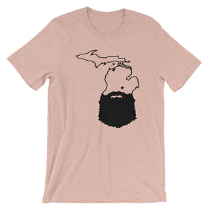 Michigan Bearded Short Sleeve Unisex T-Shirt