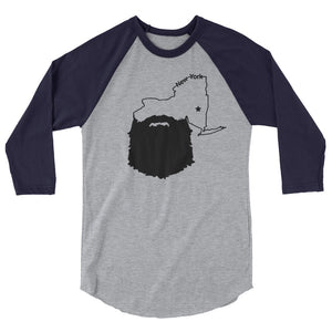 Bearded New York 3/4 Sleeve Raglan Shirt